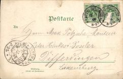 CPA Illustrateur Gruss aus Schutzenhaus Leipzig Sellerhauser