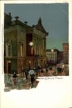 VINTAGE POSTCARD Illustrator Leipzig Neues Theater