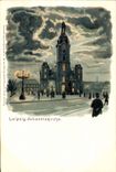 CPA Illustrateur Meipzig Johanniskirche 