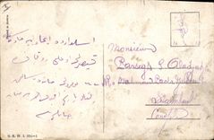 VINTAGE POSTCARD Automobile Illustrator Dog