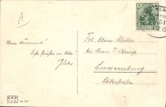 VINTAGE POSTCARD Illustrator Ones Funke Marie Soldiers Militaria Recker