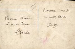 CPA Aviation Zeppelin Dirigeable Enfants