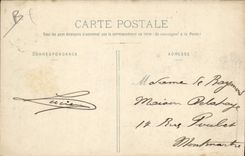 CPA Aviation Zeppelin Dirigeable Le Lebaudy au Camp de Chalons