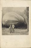 CARTE PHOTO Aviation Zeppelin Dirigeable 