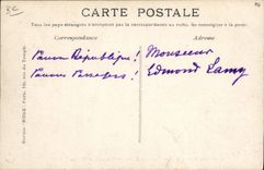 CPA Aviation Zeppelin Dirigeable le republique 1908