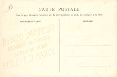VINTAGE POSTCARD Aviation with the Army maneuvers of the Western south gasoline Provision of the escadrilles of the blue aprti