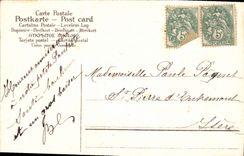 VINTAGE POSTCARD Fantasy Child Butterflies