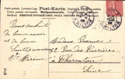 VINTAGE POSTCARD Fantasy Flowers Car Lily of the valley