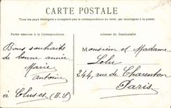 CPA Fantaisie Bonne annee