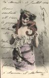 VINTAGE POSTCARD Fantasy Woman number 13