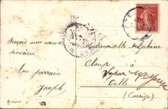 CPA Fantaisie Hirondelles