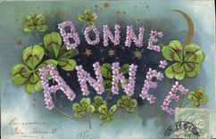 CPA Fantaisie Bonne annee