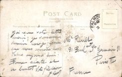 VINTAGE POSTCARD Falmouth Harbor Mouth Boats