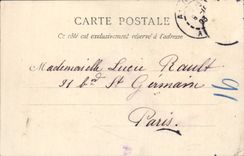 POSTAL Argel Eugene de la VENDIMIA Saint