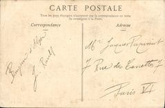 POSTAL Argel de la VENDIMIA el lugar del gourvernement