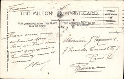 VINTAGE POSTCARD Burn' S monument Arthur' S seat & Saslisbury Crags from Carlton Hill Edinburgh