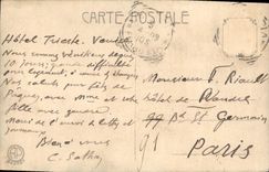 VINTAGE POSTCARD Veneziz Chiesa Della Salute