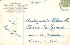 VINTAGE POSTCARD To remember Flowers