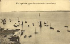 VINTAGE POSTCARD Port Boat Pensions