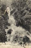 VINTAGE POSTCARD Route of Sansac has Saint Mamet Cascade of the cold brook