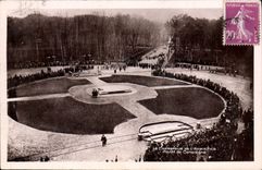 POSTAL de la VENDIMIA la encrucijada del taladro del armisticio de Compiegne