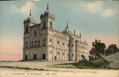 VINTAGE POSTCARD Carthage the primatiale