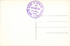 VINTAGE POSTCARD Ajaccio House of Napoleon Room