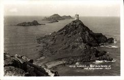 CPA Ajaccio Tour de la Parata et Iles sanguinaires