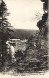 CPA Bagnoles de l'Orne L'etablissement thermal vu a travers les rochers