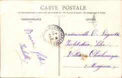 VINTAGE POSTCARD Abbey of the Benedictines of Solesmes Jesus in the middle of the doctors