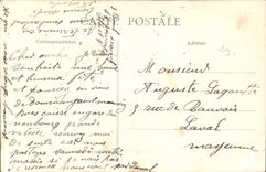 VINTAGE POSTCARD Holy Malo the Mole one day of storm