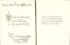 VINTAGE POSTCARD Remembrance