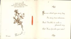 VINTAGE POSTCARD Greetings