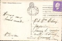 CPM Paris Avenue des Champs Elysees