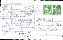 CPM Bordeaux Les Allees De Tourny Et Le Grand Theatre