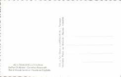 MODERN CARD Toulouse the Pink City the Bridge St Michel Crossroads Roosevelt Street of Lorraine Alsace Frontage of Capitole