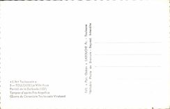 MODERN CARD Toulouse the City Pink Gate Of Dalbade