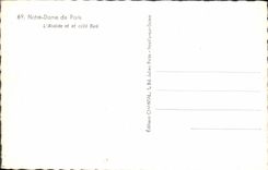 MODERN CARD Notre Dame de Paris the Apse And Southern part