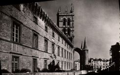 MODERN CARD Montpellier the Medical college And the Cathedral Saint Pierre