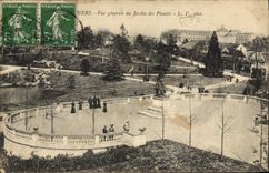 La opinión de la POSTAL de la VENDIMIA del jardín botánico encoleriza