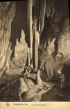 VINTAGE POSTCARD Caves De Han Large Draperle