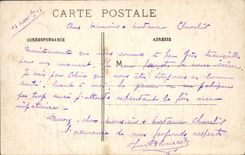 VINTAGE POSTCARD the Champagne Great War the Church Of Nap Suippes Militaria