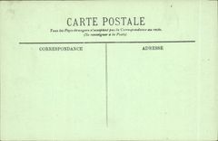 VINTAGE POSTCARD Bateau has edge of the warships furbishing has edge after the shooting