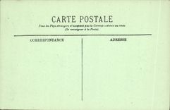 VINTAGE POSTCARD Bateau has edge of the warships During the road One moment of talk