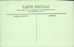 VINTAGE POSTCARD Bateau has late edge of the warships Tourelle of Charlemagne