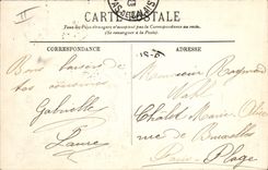 VINTAGE POSTCARD Avion Aviation Airplanes the assistances go up the weight of the pylon for the launching of the airplane of Wilbur Wsright