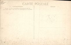 VINTAGE POSTCARD Plane Aviation Great week of aviation Emile Dubonnet in full flight on monoplane Driving Tellier Panhard Levassor