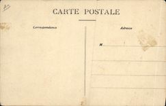 VINTAGE POSTCARD Plane Aviation Second Great week of Champagne aviation Olieslagers July 1910 stopped distant Weymann