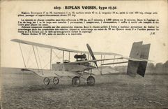 VINTAGE POSTCARD Plane standard Aviation Close Biplane 13 50