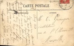 VINTAGE POSTCARD Plane Aviation Biplane R To summon